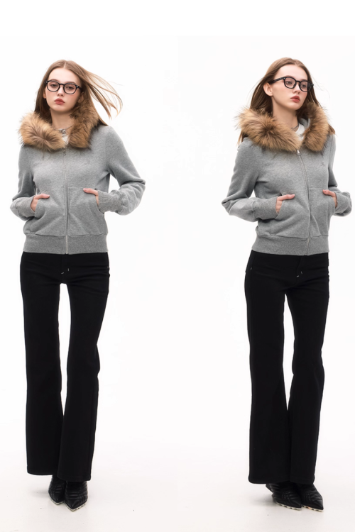 Far Hood Zip Up Hoodie