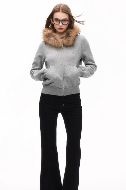 Far Hood Zip Up Hoodie