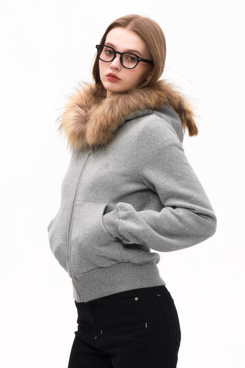 Far Hood Zip Up Hoodie