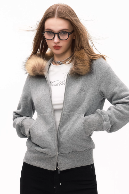 Far Hood Zip Up Hoodie