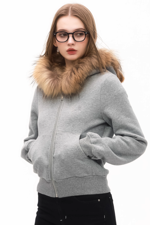 Far Hood Zip Up Hoodie