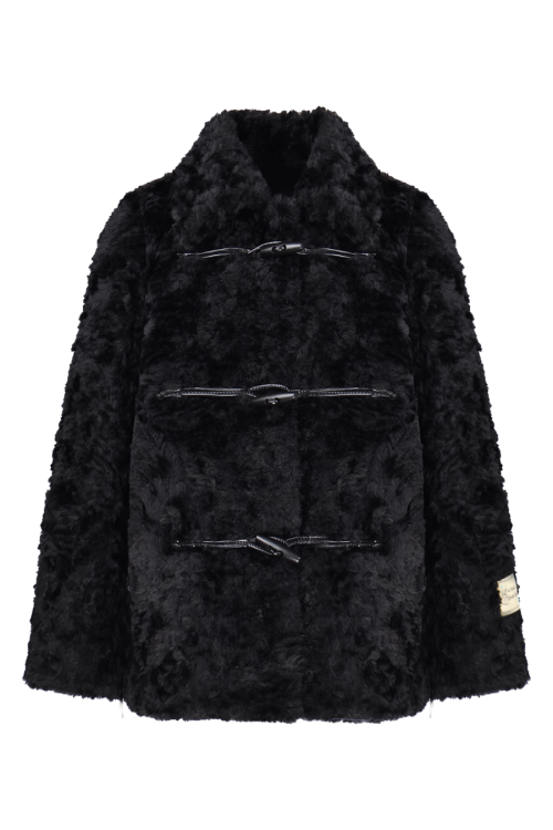 Faux Duffle Coat / Flare Pants