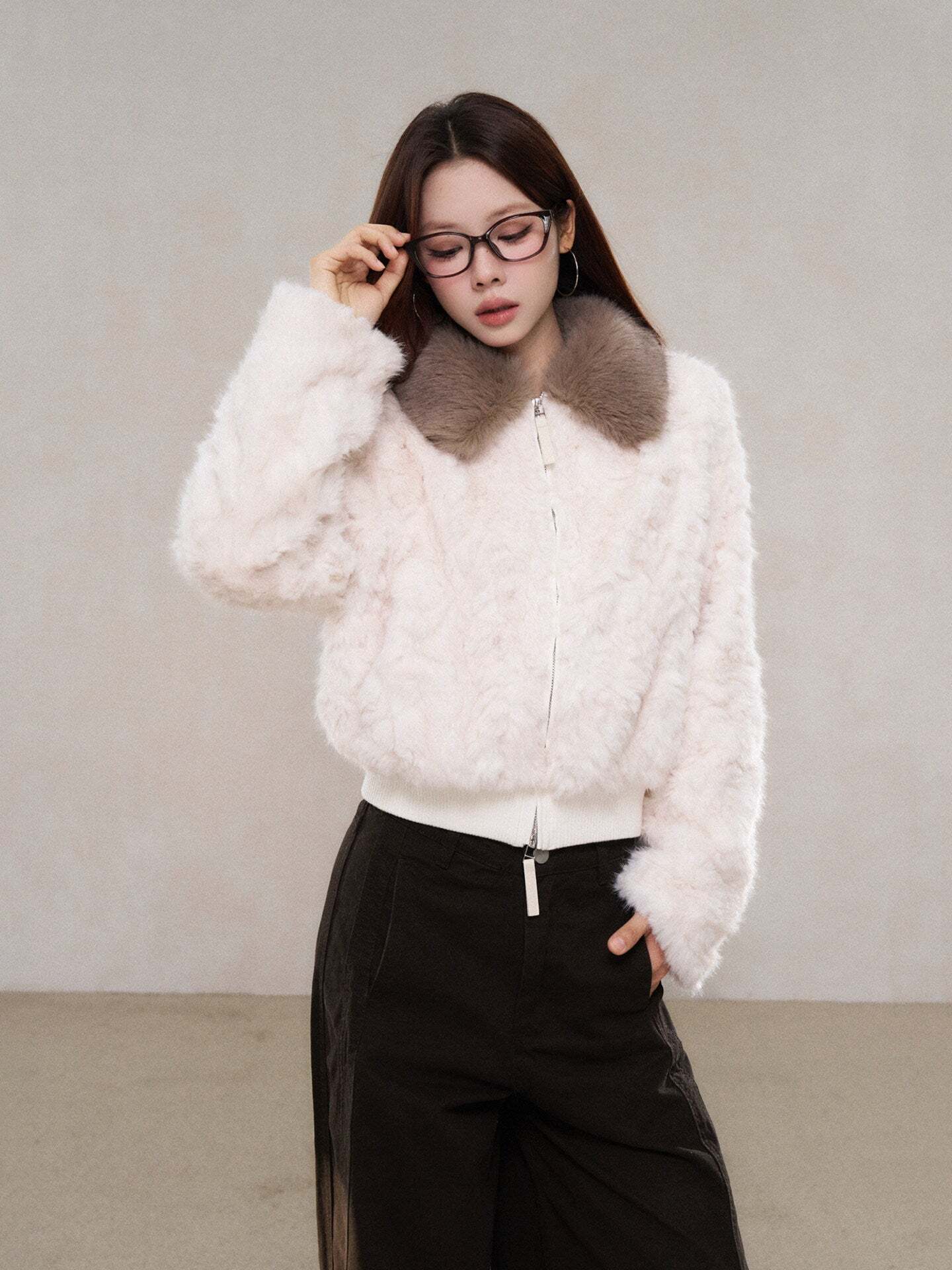 Faux Fur Fluffy Jacket