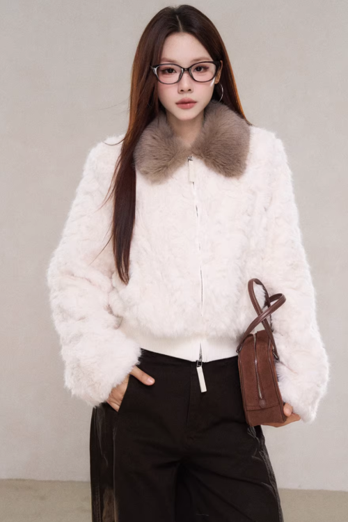 Faux Fur Fluffy Jacket