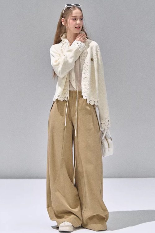 Flower Lace Knit Cardigan