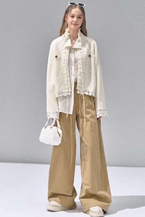 Flower Lace Knit Cardigan