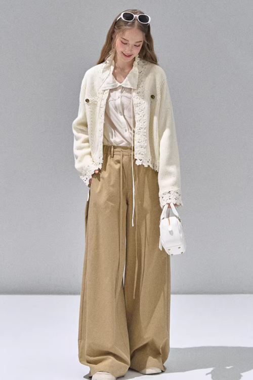 Flower Lace Knit Cardigan