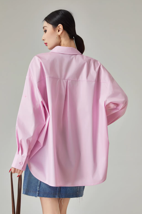 Flower Print Long-Sleeve Shirt