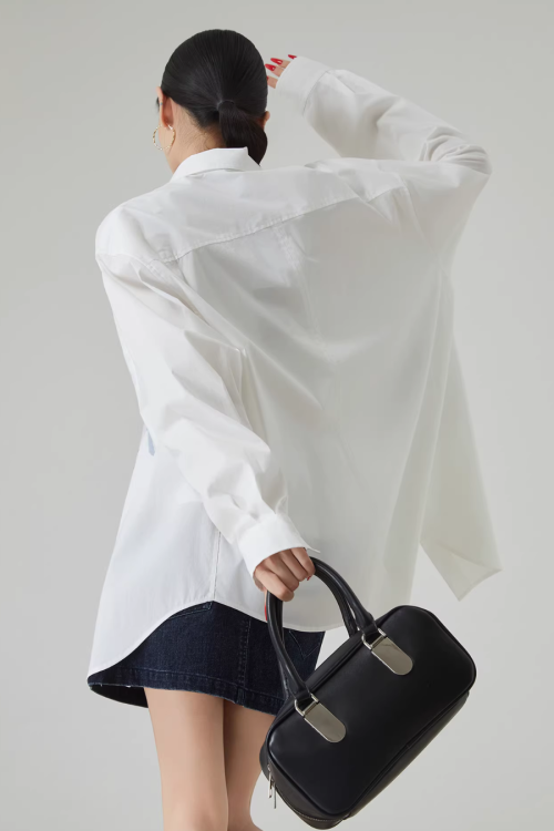 Flower Print Long-Sleeve Shirt