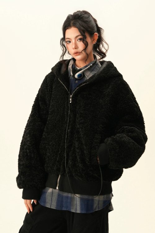 Fluffy Full Zip Hoodie