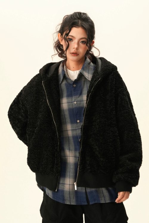 Fluffy Full Zip Hoodie