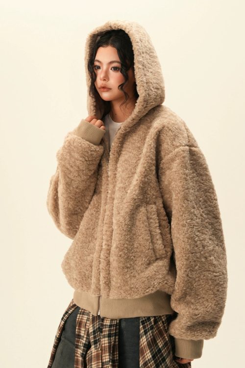 Fluffy Full Zip Hoodie