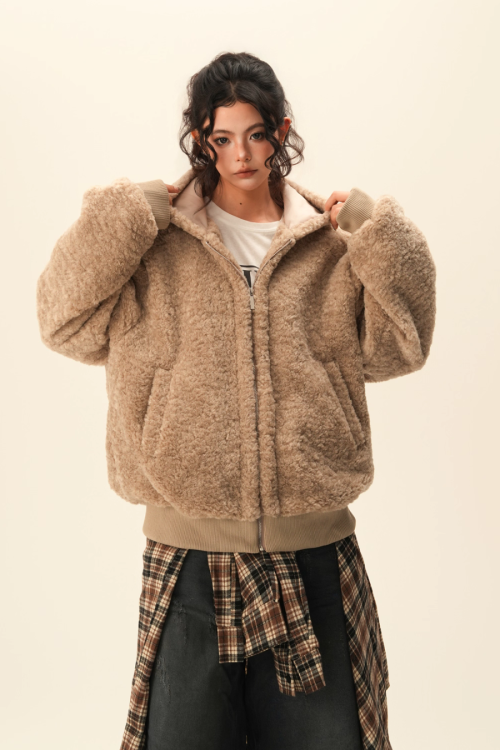 Fluffy Full Zip Hoodie