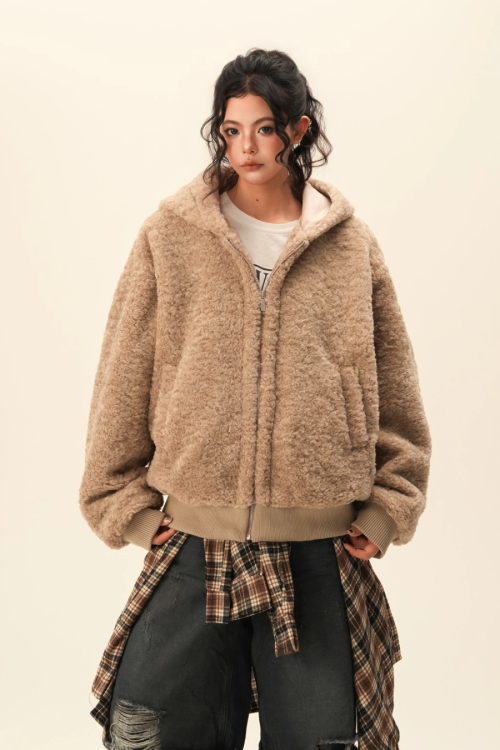 Fluffy Full Zip Hoodie