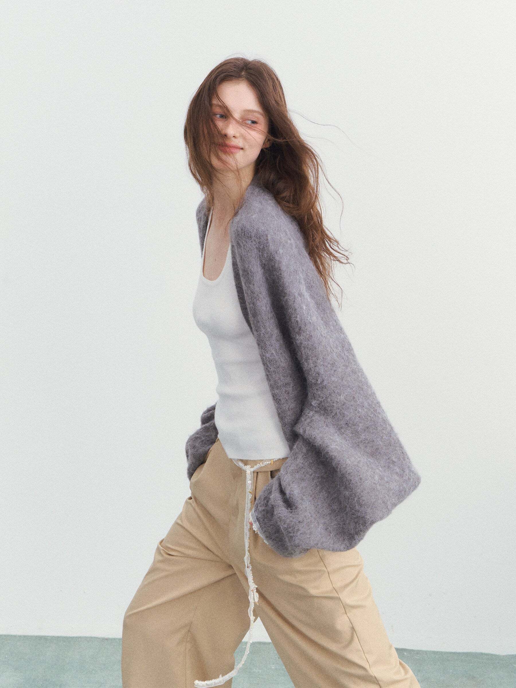 Fluffy Knit Cardigan Fluffy Knit Cardigan