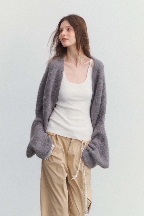 Fluffy Knit Cardigan