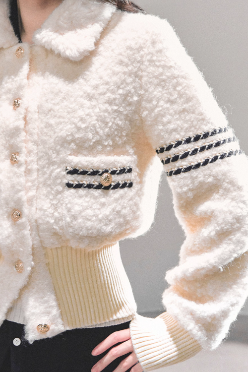 Fluffy Wool Padded Jacket