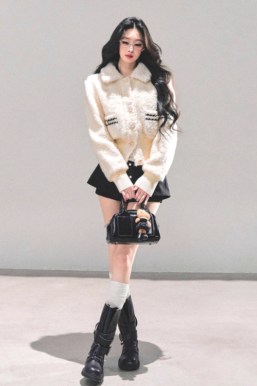 Fluffy Wool Padded Jacket