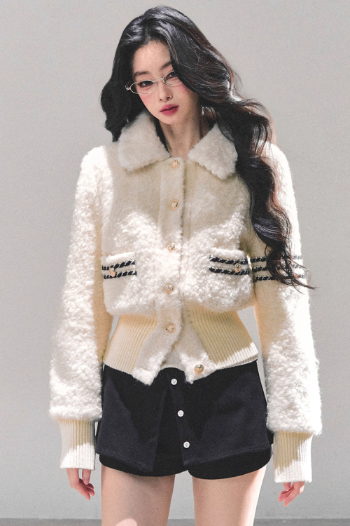 Fluffy Wool Padded Jacket