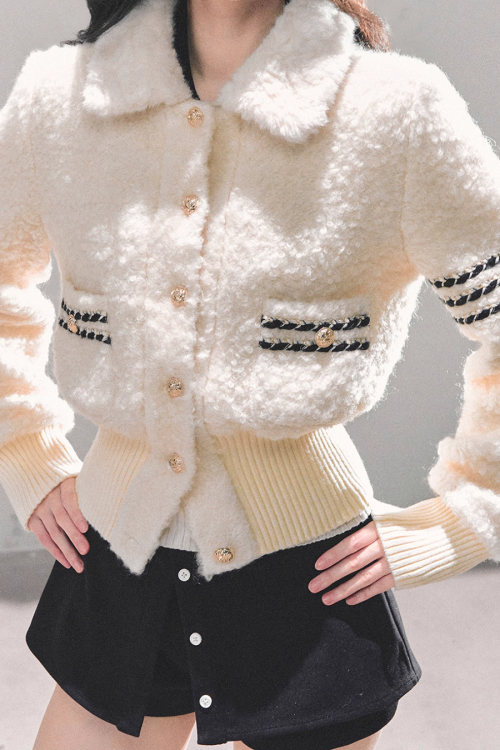 Fluffy Wool Padded Jacket