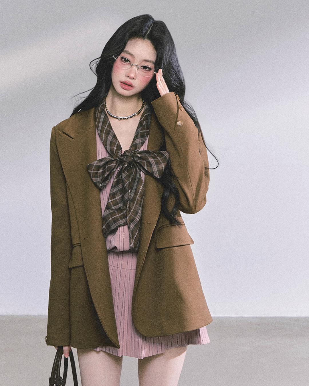 French Stripe Long-Sleeve Shirt Dress French Stripe Long-Sleeve Shirt Dress