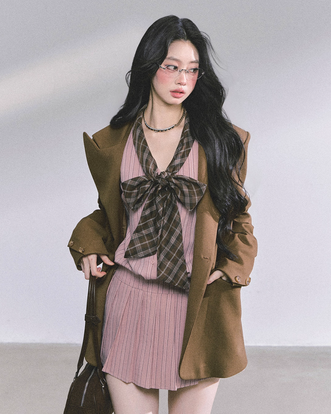 French Stripe Long-Sleeve Shirt Dress French Stripe Long-Sleeve Shirt Dress