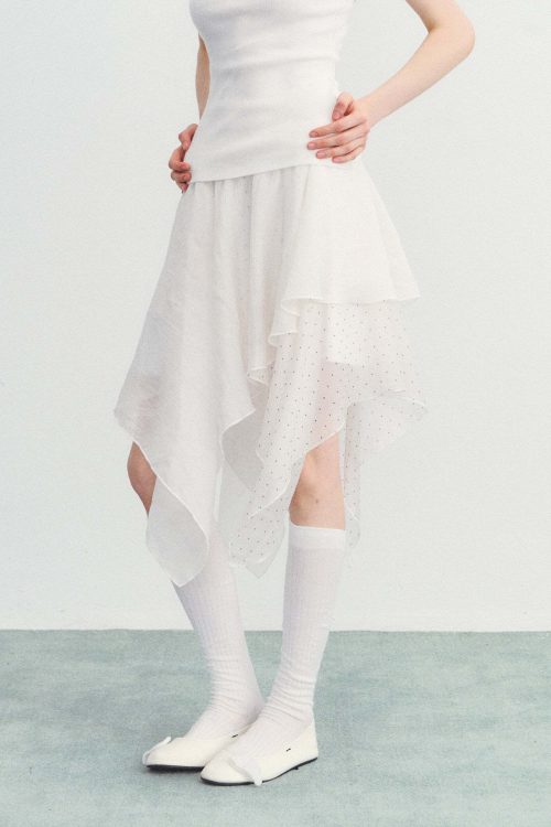 Frill Asymmetrical Skirt