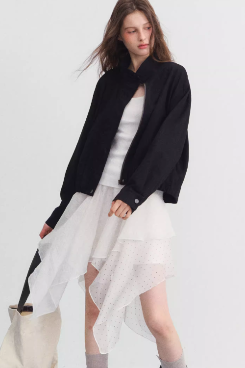Frill Asymmetrical Skirt