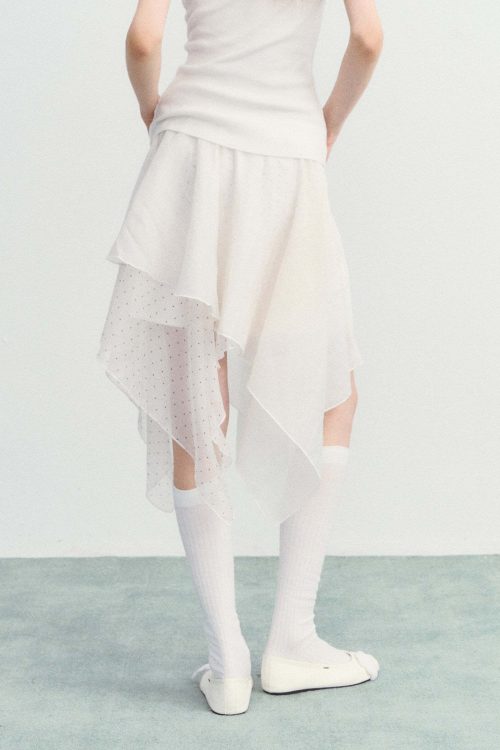 Frill Asymmetrical Skirt