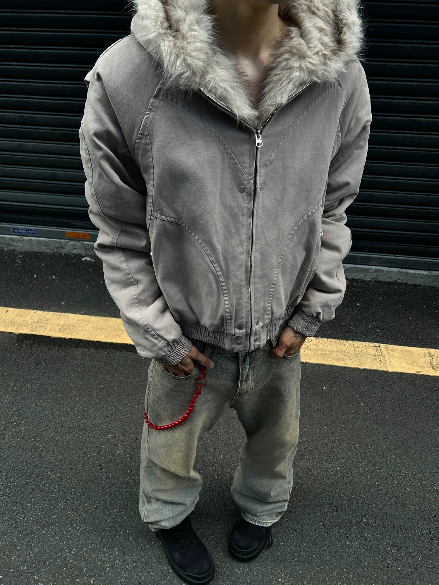 Fur Blouson Jacket Fur Blouson Jacket