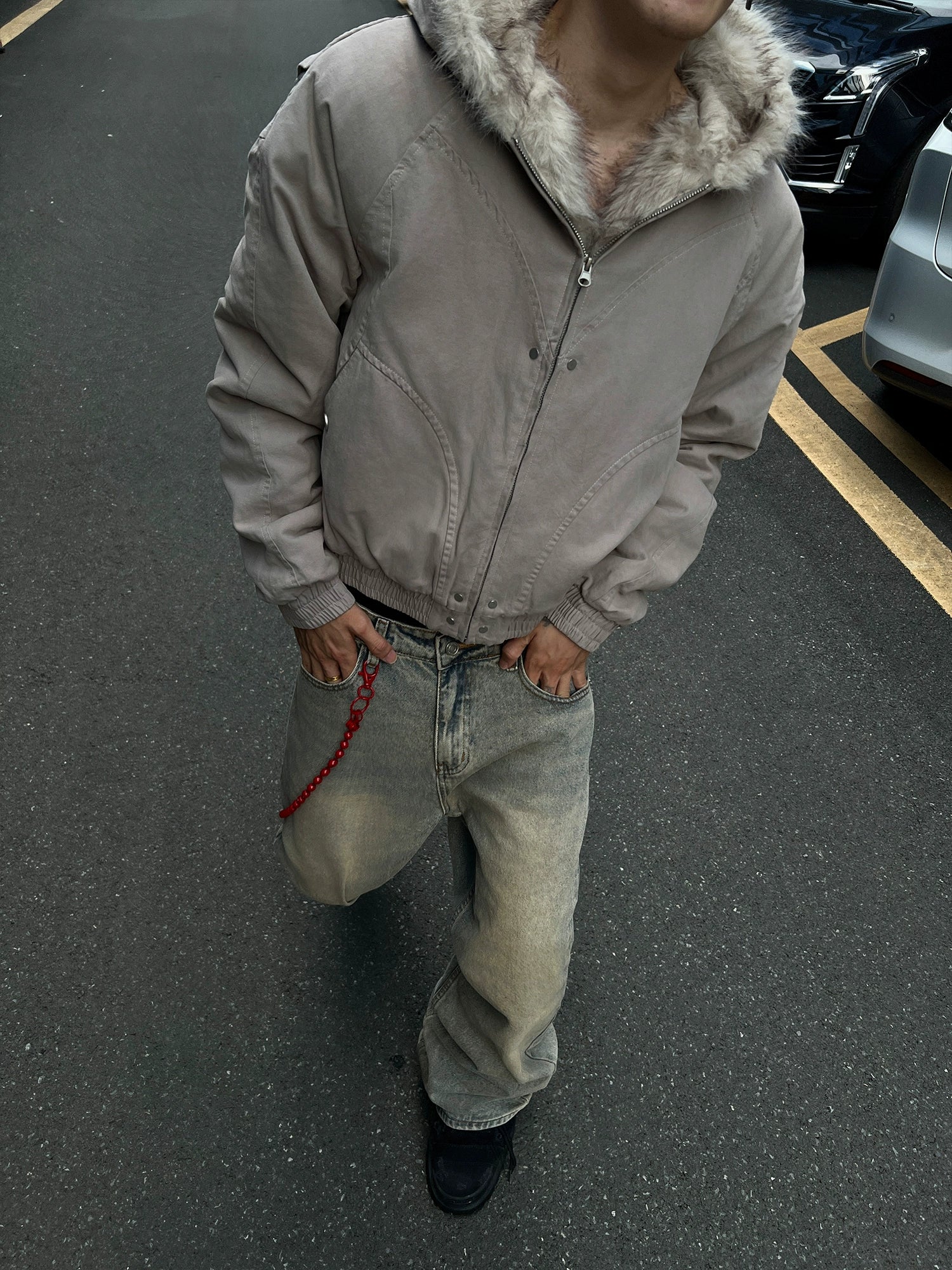 Fur Blouson Jacket Fur Blouson Jacket