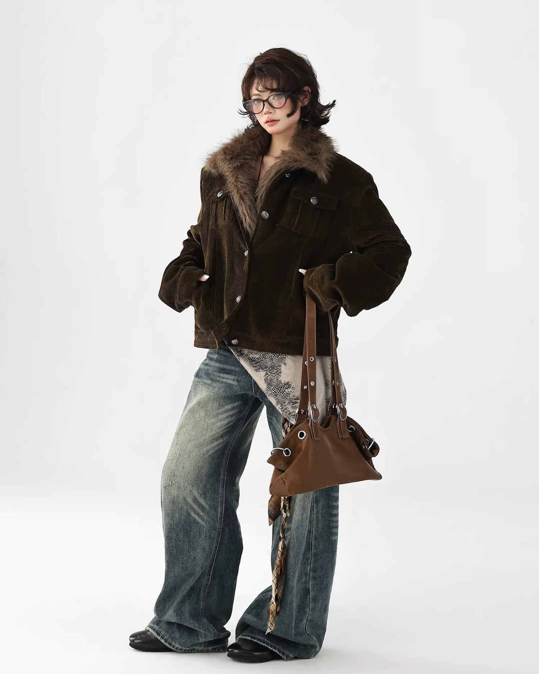 Fur Collar Corduroy Jacket Fur Collar Corduroy Jacket