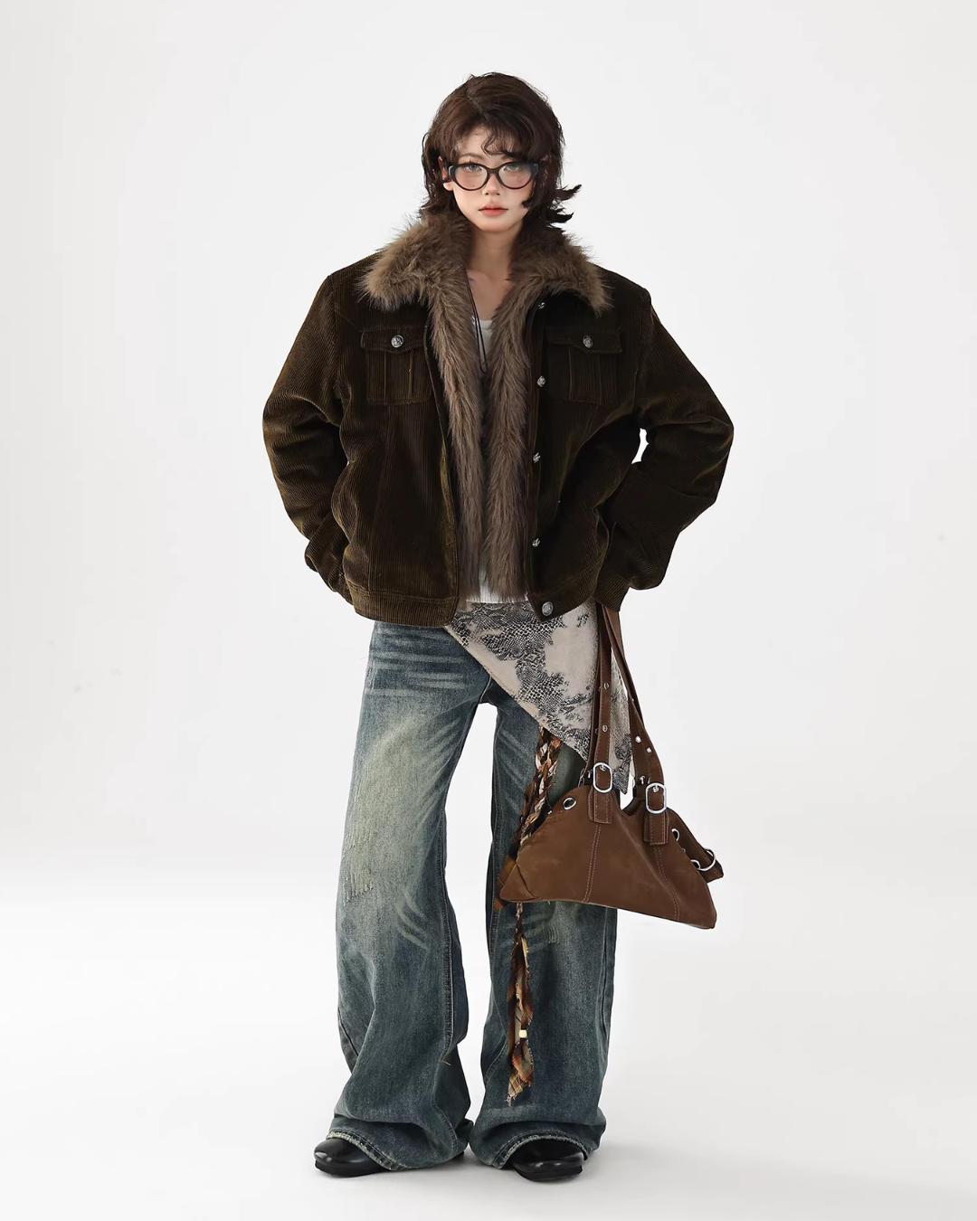 Fur Collar Corduroy Jacket Fur Collar Corduroy Jacket