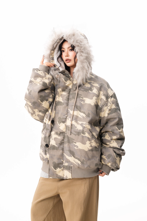 Fur Collar Cotton Jacket