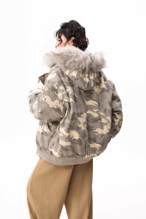 Fur Collar Cotton Jacket