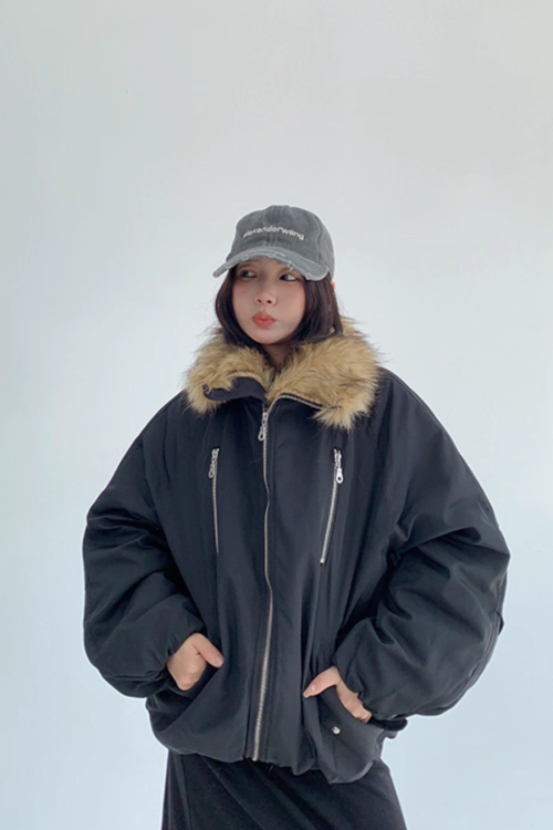 Fur Collar Cotton Jacket