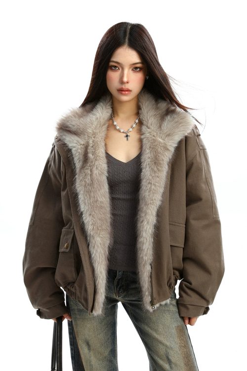 Fur Collar Cotton Jacket