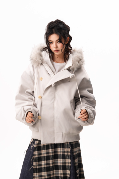 Fur Collar Cotton Jacket