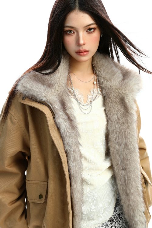 Fur Collar Cotton Jacket