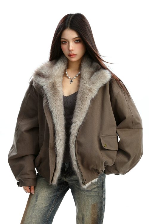 Fur Collar Cotton Jacket