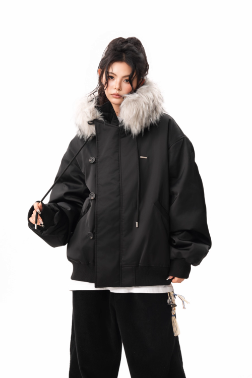 Fur Collar Cotton Jacket