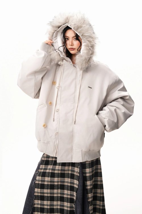 Fur Collar Cotton Jacket