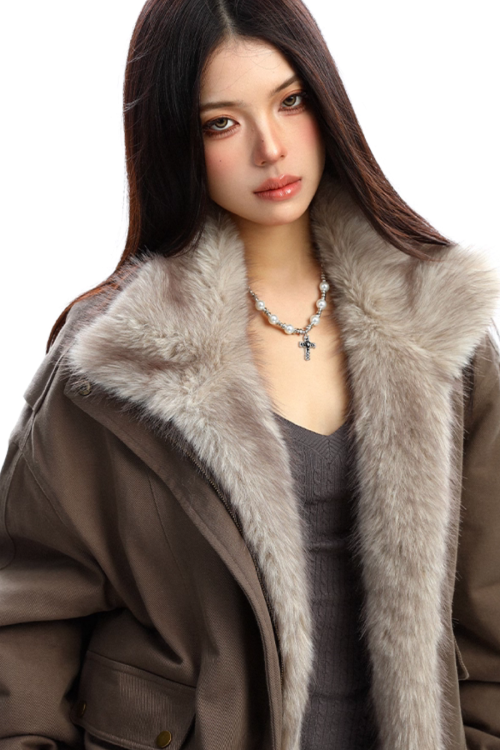 Fur Collar Cotton Jacket
