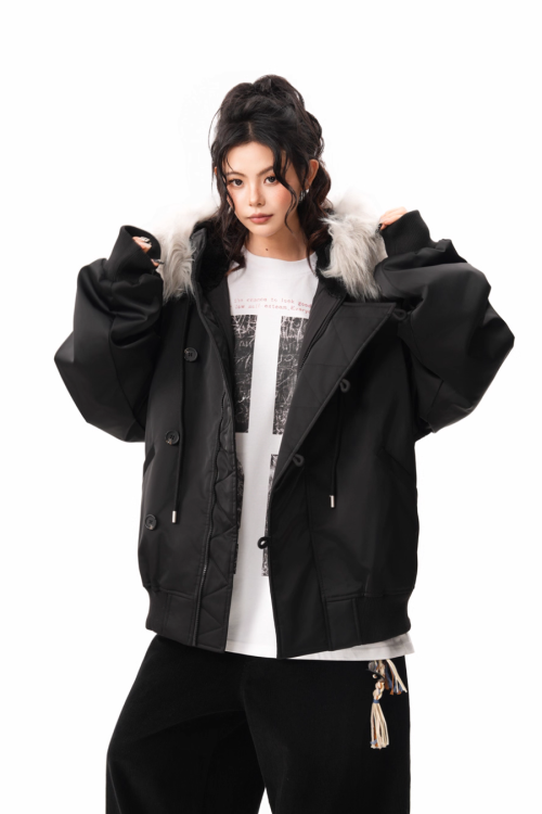 Fur Collar Cotton Jacket
