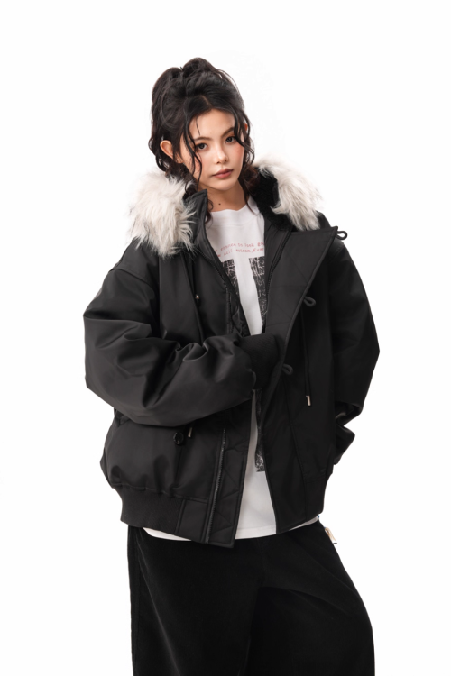 Fur Collar Cotton Jacket