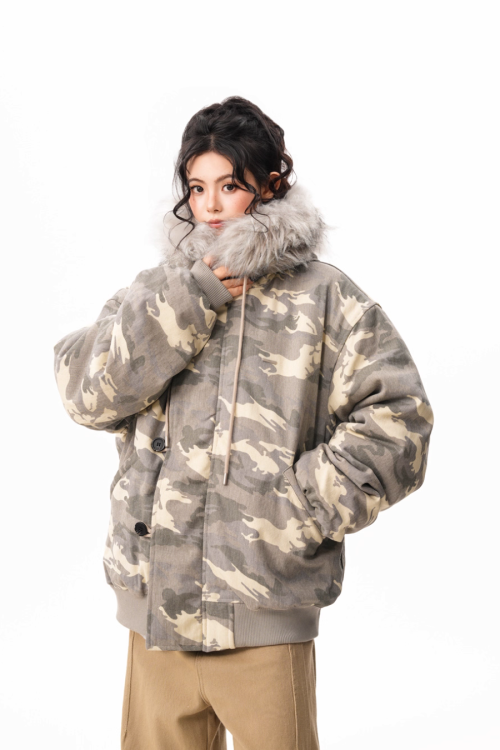 Fur Collar Cotton Jacket