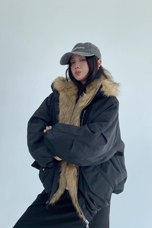 Fur Collar Cotton Jacket