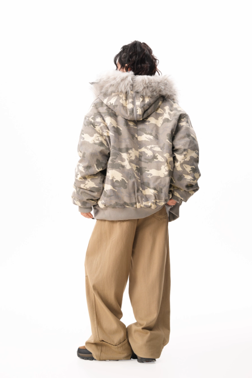 Fur Collar Cotton Jacket