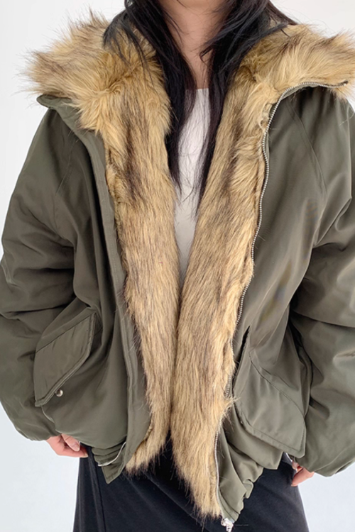 Fur Collar Cotton Jacket