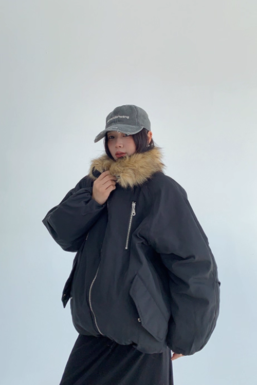 Fur Collar Cotton Jacket